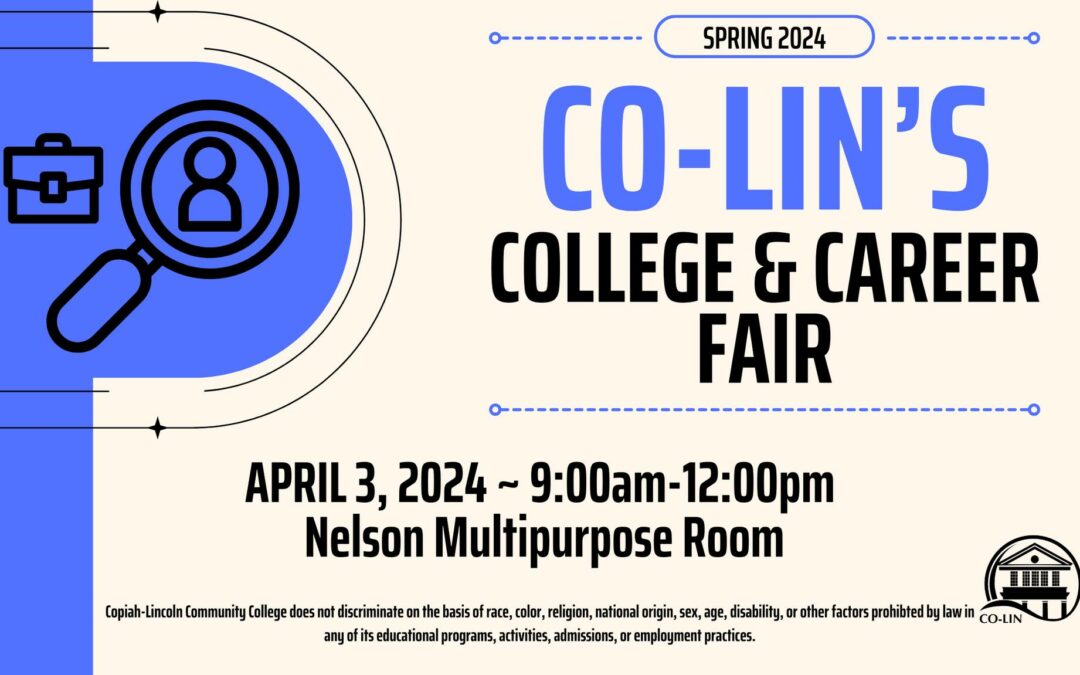 Co-Lin Announces College & Career Fair on April 3